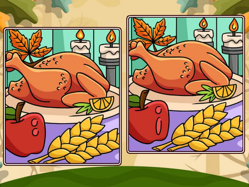 Thanksgiving Spot The Differences